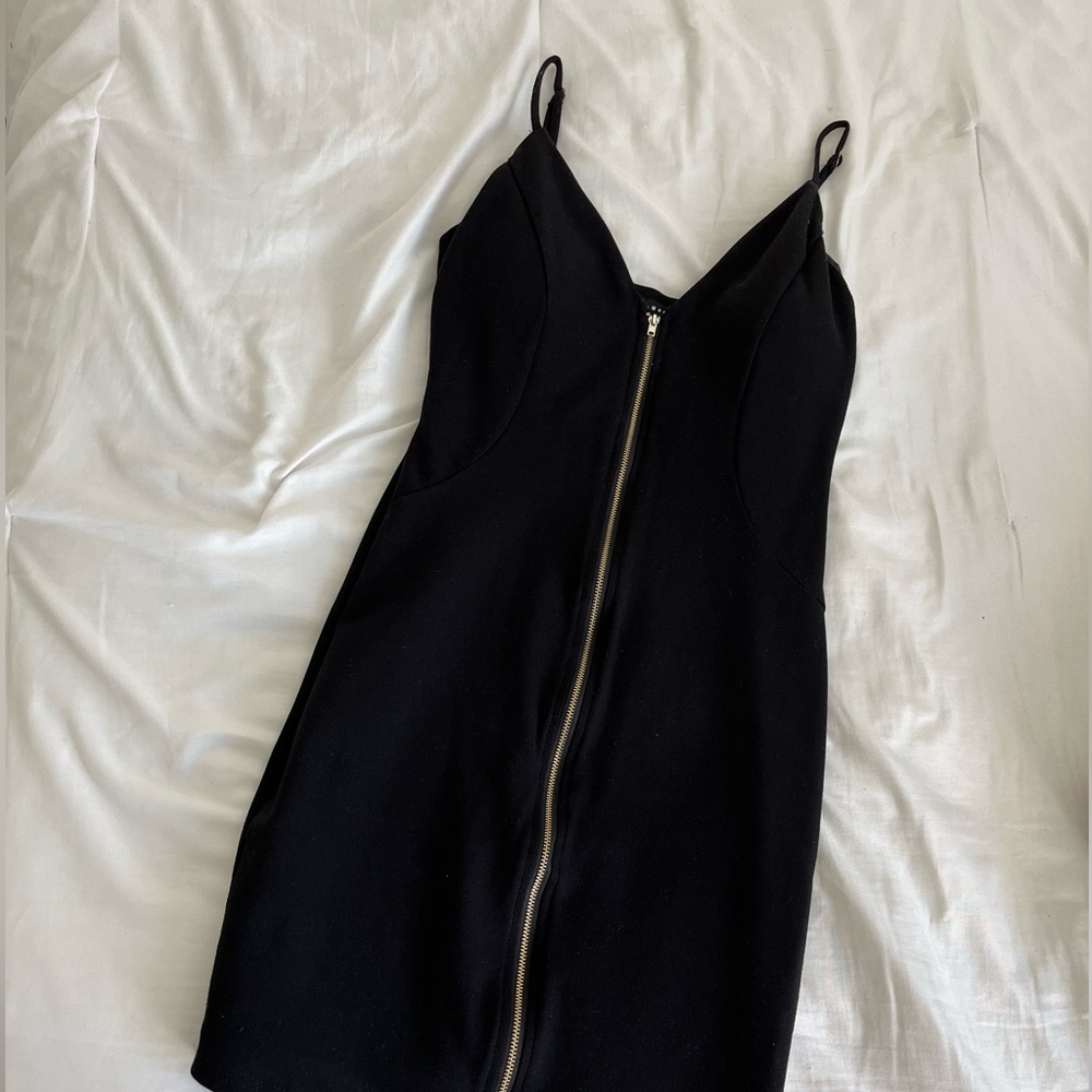 Black cocktail dress